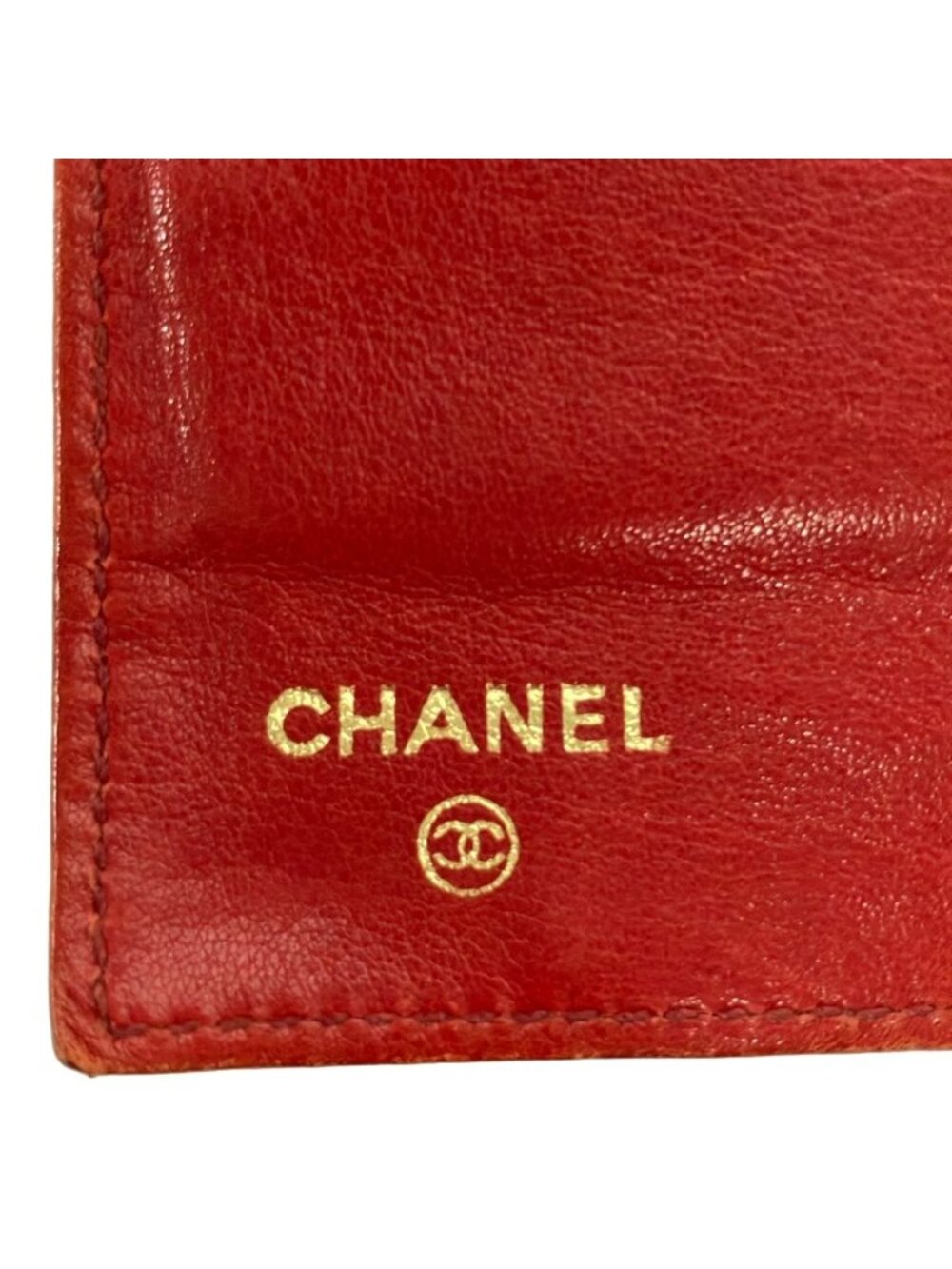 Chanel Wallet Red Gold - Picture 6 of 8